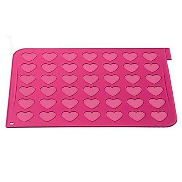 Silicone Macarons Mat - Heartshaped